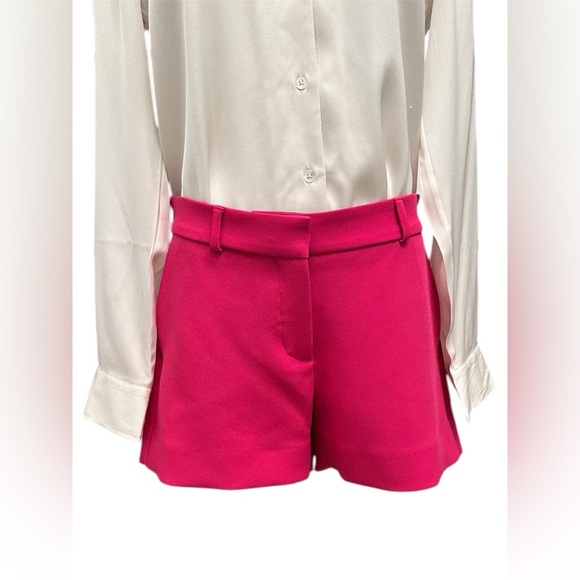 THE KOOPLES Shorts Slit Zoom Bright Pink Size 36 EU Size 26 US Women $185 NWT - Picture 4 of 15